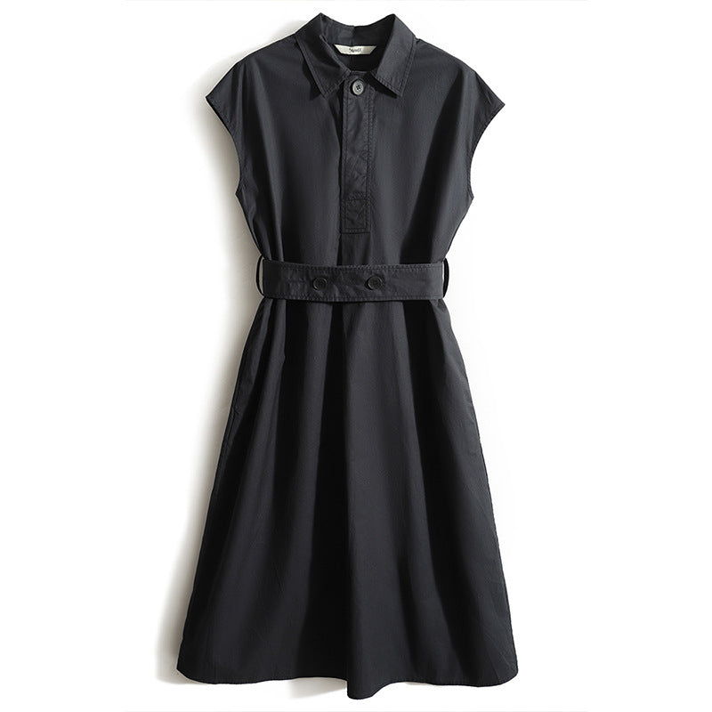 Polo Neck Short Sleeve Dress