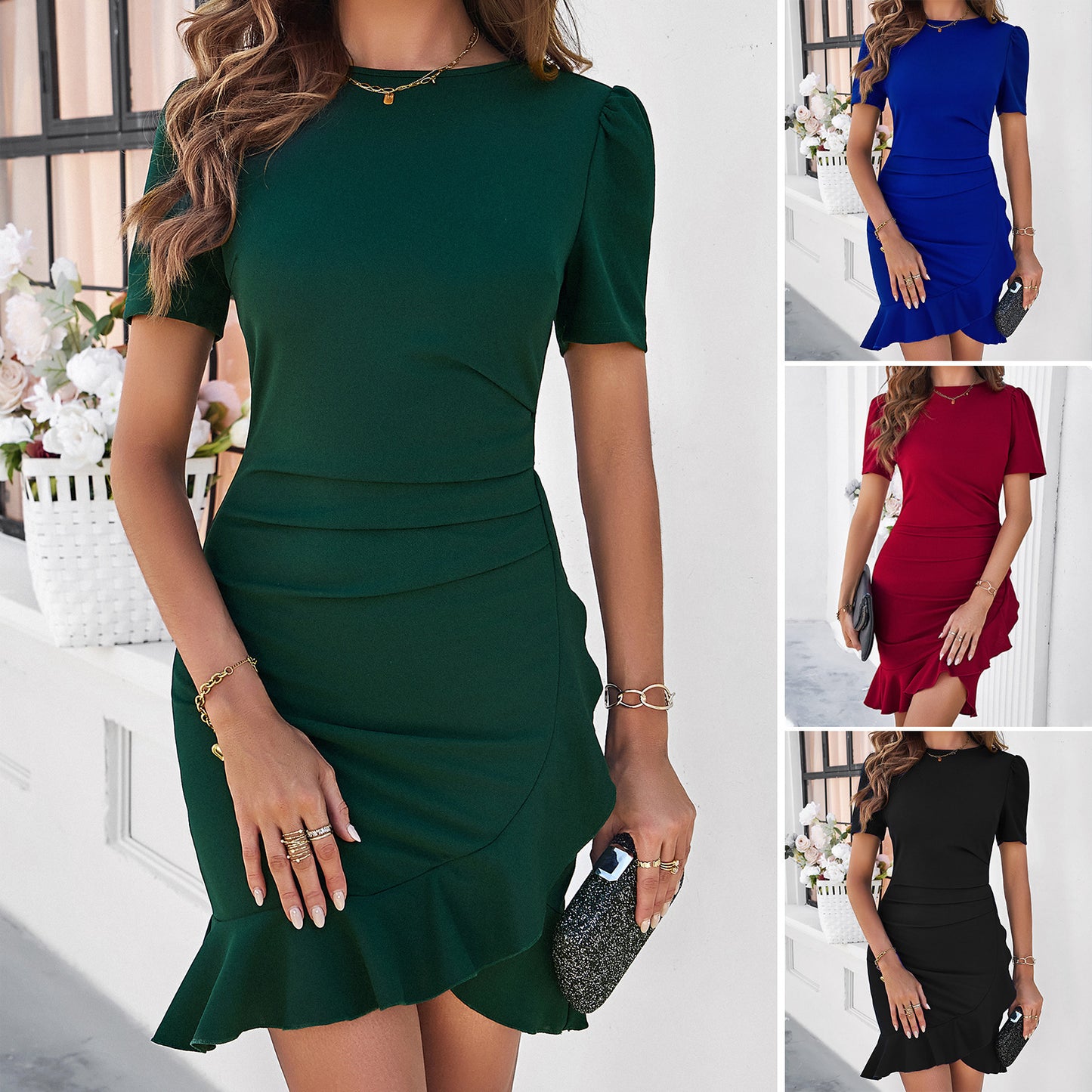 Elegant Slim Fit Dress