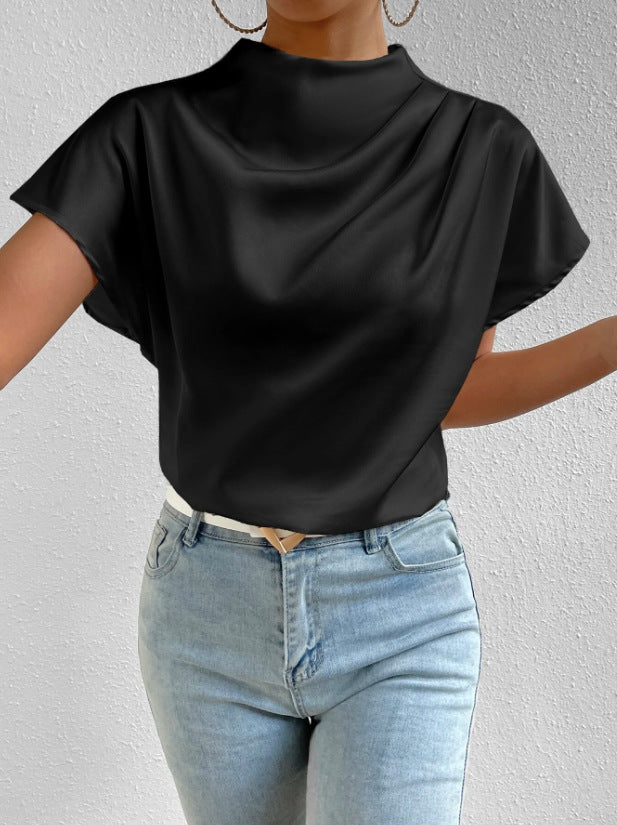 Round Neck Loose Tops