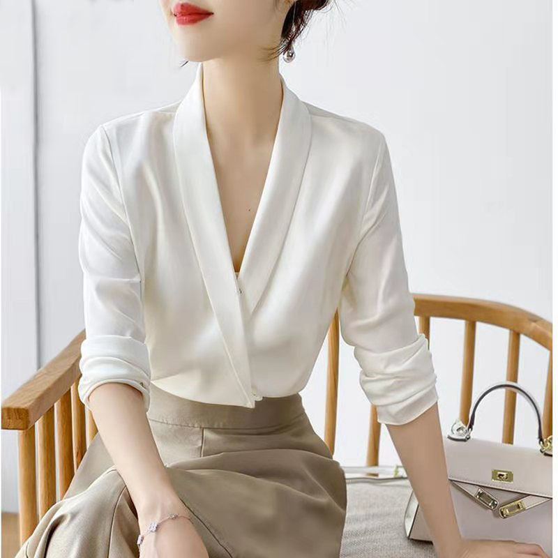 Long Sleeve Professional  Collar Top