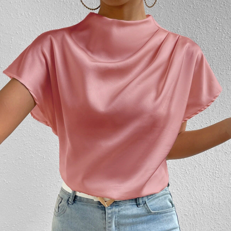 Round Neck Loose Tops